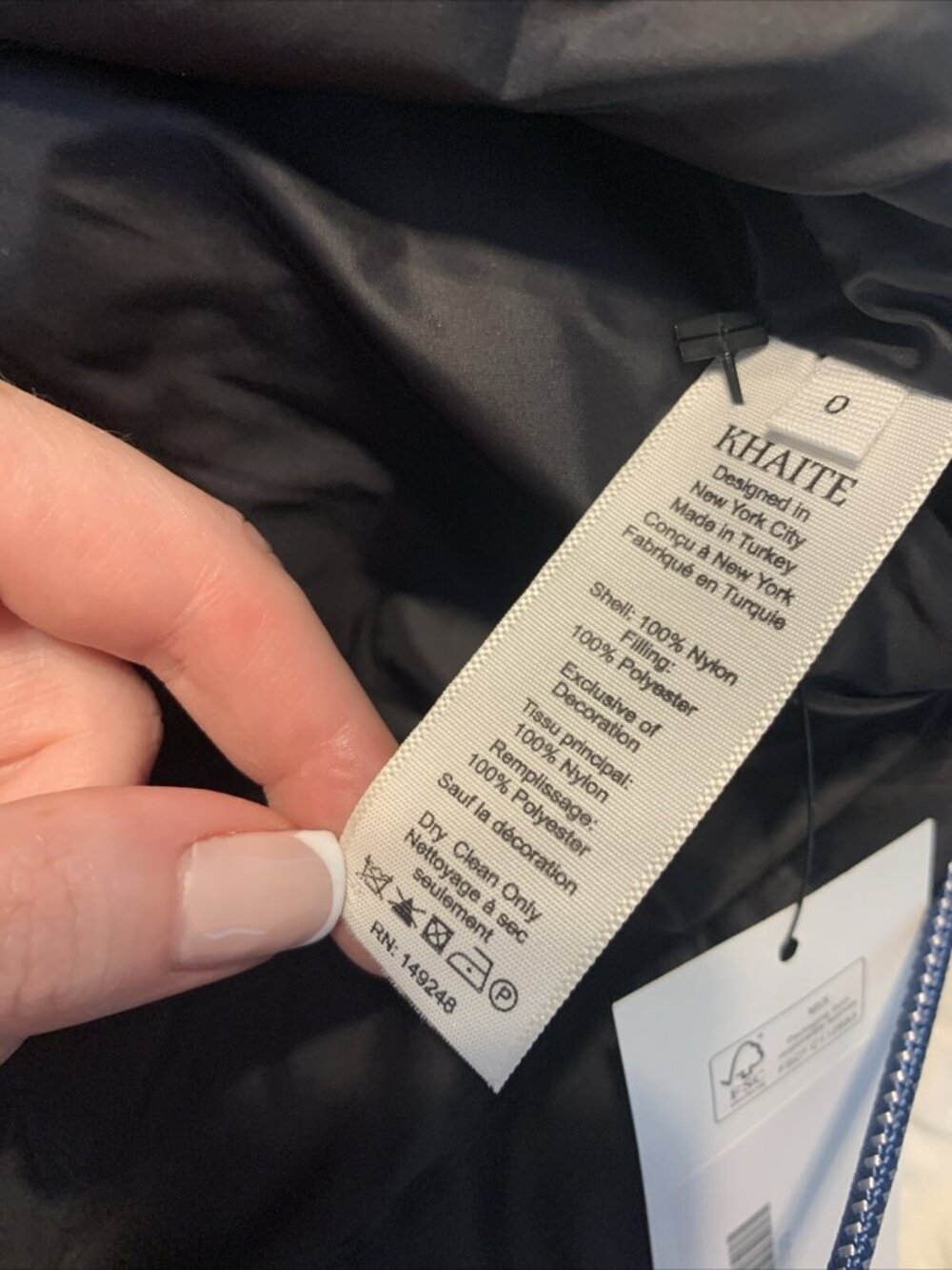 Khaite Authentic The Mitsi Solid Black Padded Nylon Mini Skirt 0 Xxs Xs $680 - Picture 10 of 13